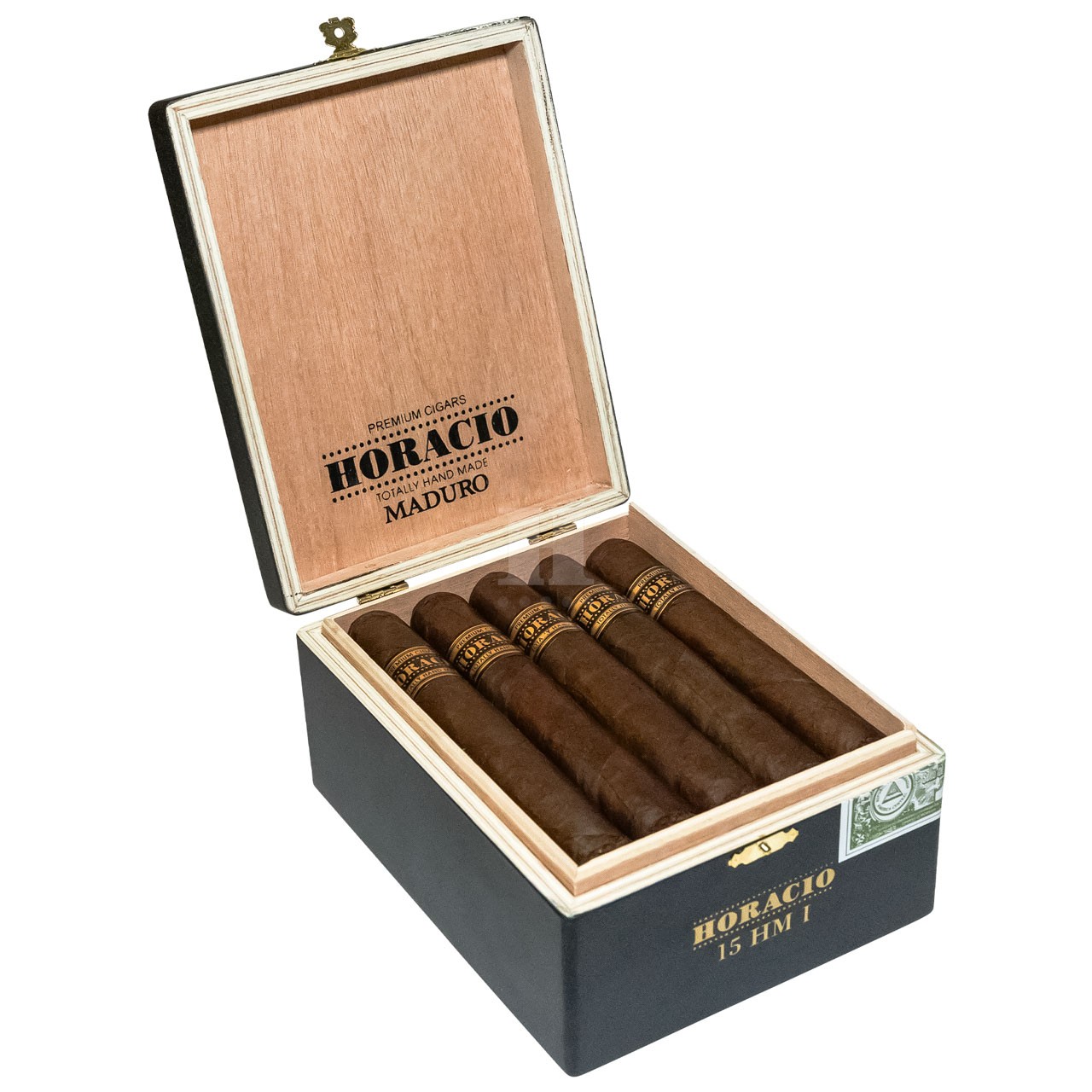 Horacio HMI Maduro series box open angle