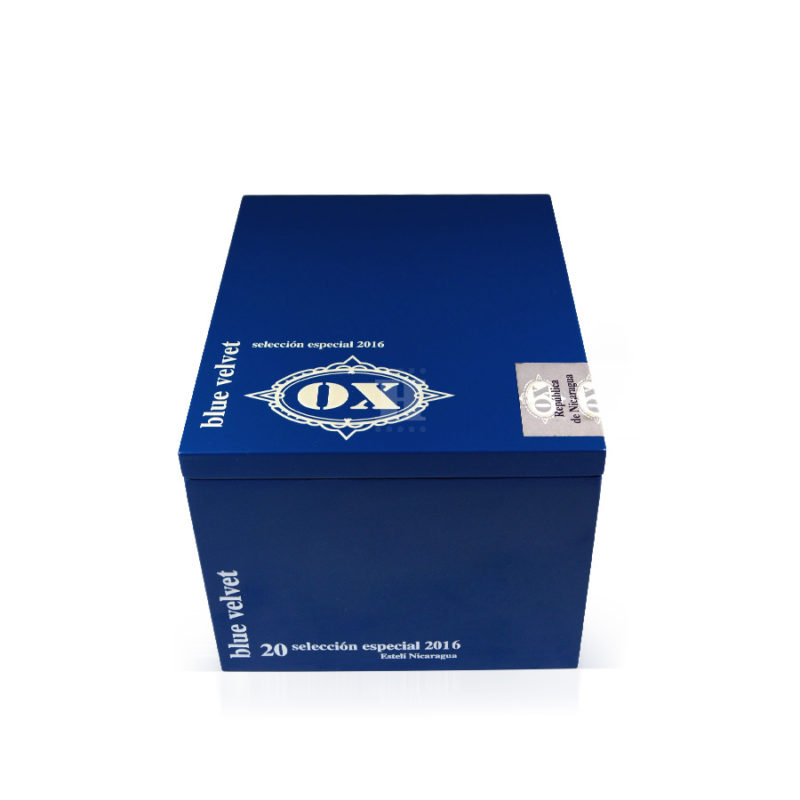 Caja de puros OX Blue Velvet