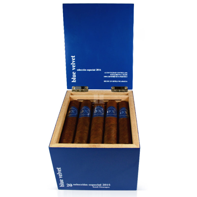 Caja de puros OX Blue Velvet